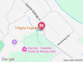 Tölgyfa Fogadó Fehérvárcsurgó a térképen