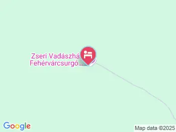 Zseri Vadászház Fehérvárcsurgó a térképen