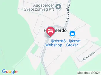 Luca Háza Panzió Feketeerdő a térképen