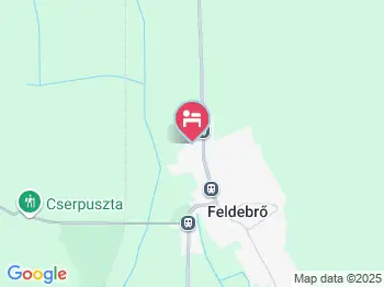 Dió-Lak Feldebrő a térképen