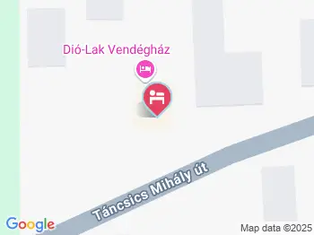 Dió-Lak Vendégház Feldebrő a térképen
