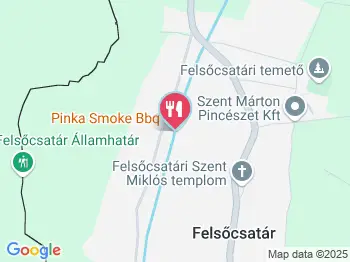 Pinka Smoke Felsőcsatár a térképen