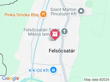 Vasfüggöny Múzeum Felsőcsatár a térképen