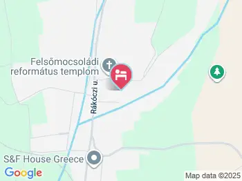 Bánó Mária Kastélyszálló Felsőmocsolád a térképen