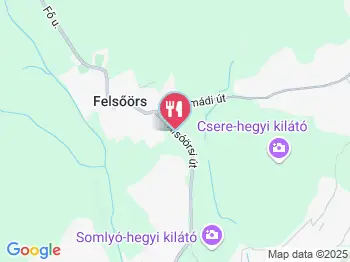 Hamuház Fogadó & Étterem Felsőörs a térképen