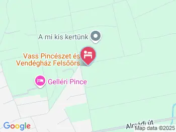 Vass Villa Vendégház és Pincészet Felsőörs a térképen