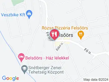 Viola Presszó Felsőörs a térképen