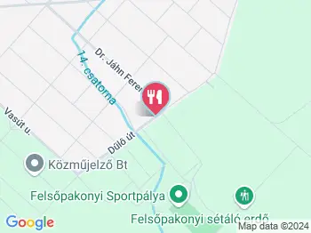 Sport Büfé Felsőpakony a térképen