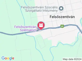 Felsőszentiváni szélmalom Felsőszentiván a térképen