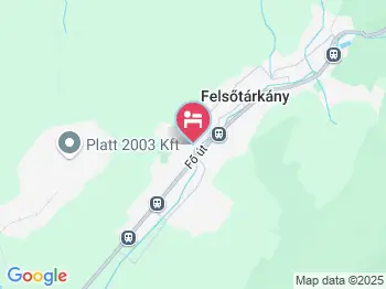 Akácfa Vendégház Felsőtárkány a térképen