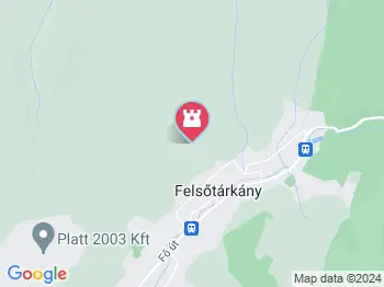 Dínó-Park Felsőtárkány a térképen