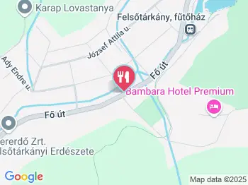 Panda Fagyizó Felsőtárkány a térképen