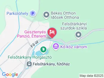 Szikla Fogadó Felsőtárkány a térképen