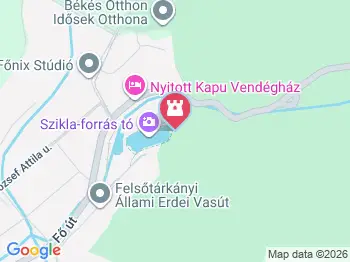 Szikla-forrás Felsőtárkány a térképen