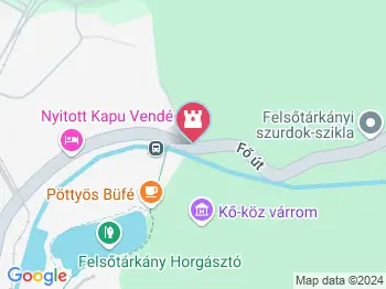 Tárkány Ferrata Felsőtárkány a térképen