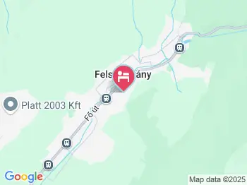 Virág Apartmanház Felsőtárkány a térképen