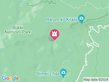 Vöröskő-forrás Felsőtárkány a térképen