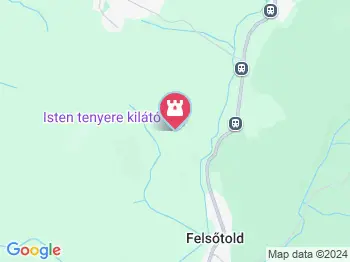 Kéz-kilátó Felsőtold a térképen