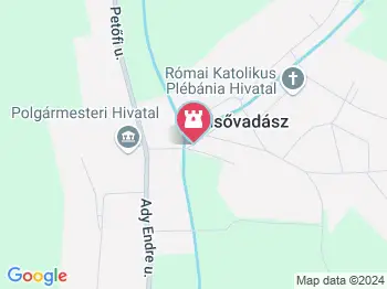 II. Rákóczi Ferenc Általános Iskola Felsővadász a térképen