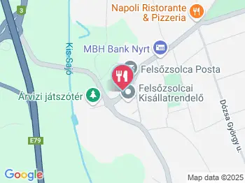 Éden Cukrászda Felsőzsolca a térképen