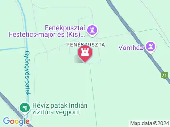 Diás-sziget Fenékpuszta a térképen