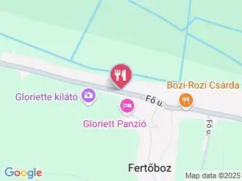 Bozi Rozi Csárda Fertőboz a térképen