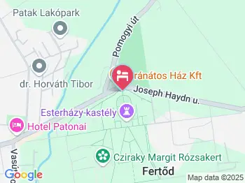 Esterházy Kastélyszálló Fertőd a térképen