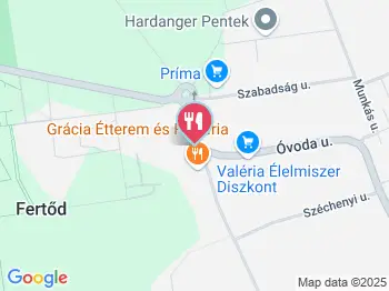 Grácia Étterem & Pizzéria Fertőd a térképen