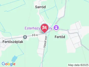 Rabensteiner Panzió Fertőd a térképen