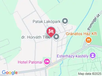 Ujvári Panzió Fertőd a térképen