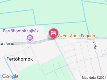 Szent Anna Fogadó Fertőhomok a térképen