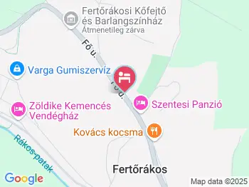Kőfejtő Háza Fertőrákos a térképen