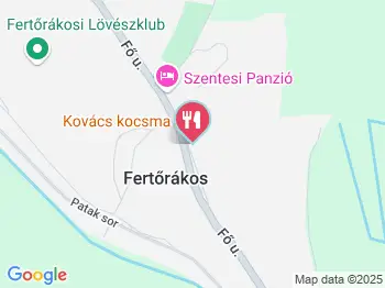 Kovács Kocsma Fertőrákos a térképen