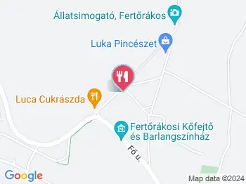 Luca Cukrászda Fertőrákos a térképen