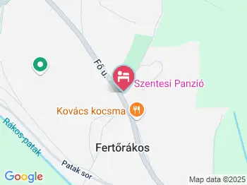 Szentesi Panzió Fertőrákos a térképen