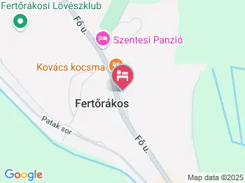 Szűts Panzió Fertőrákos a térképen