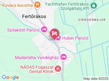 Várfal Vendégház Fertőrákos a térképen