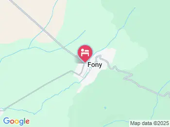 Szieszta Vendégház Fony a térképen