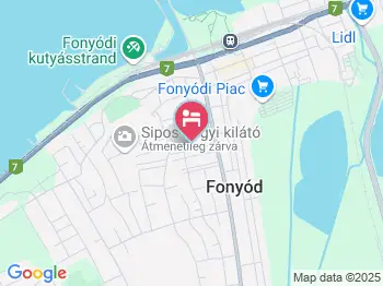 Andrea Apartman Fonyód a térképen