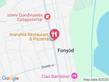 Aranyhíd Vendéglő Fonyód a térképen