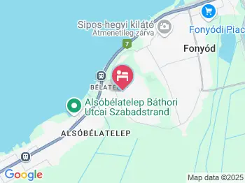 Attila-ház Fonyód a térképen
