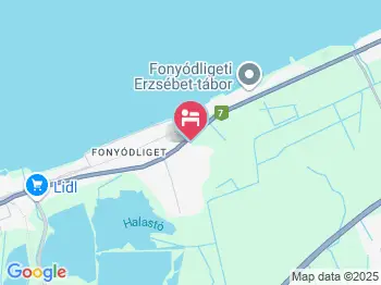 Balaton A Apartman Fonyód a térképen