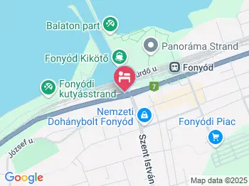 Balaton Vendégház Fonyód a térképen