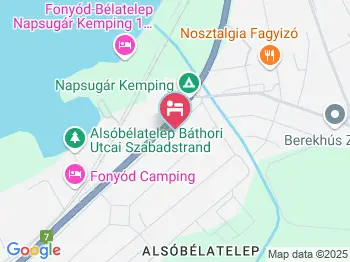 Balatontourist Napsugár Kemping & Üdülőfalu Fonyód a térképen