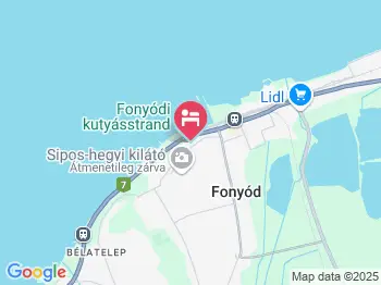 Dombtető Villa Fonyód a térképen