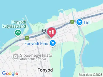 Fábián Pékség Fonyód a térképen