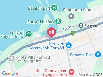Gyöngyhalász Étterem Fonyód a térképen