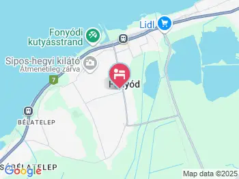 Fonyódi fűtött medencés Apartman Fonyód a térképen