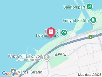 Fonyódi Kutyás Fürdetőhely Fonyód a térképen