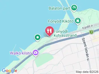 Gazdi Itató Fonyód a térképen